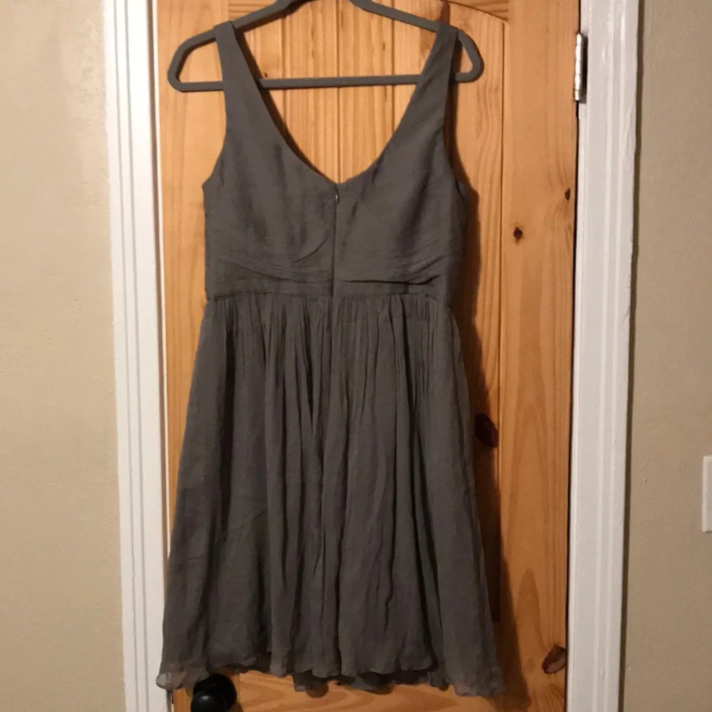 J. Crew Tall Heidi dress in silk chiffon
